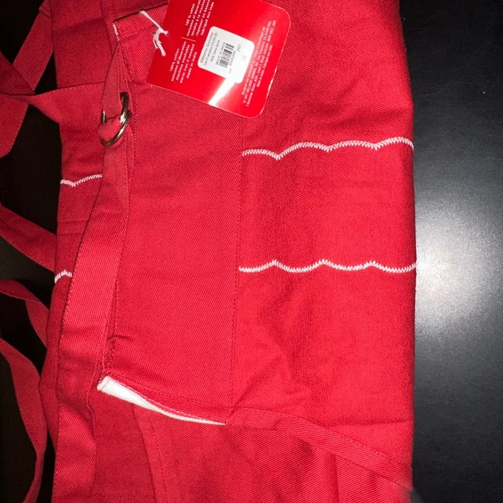 Williams Sonoma Red and White Santa Apron